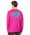 商品Timberland | Long Sleeve Northern Lights Sky Graphic T-Shirt颜色Dark Pink