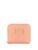 color coral, Guess Factory | Abree Small Zip-Around Wallet