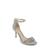 商品第5个颜色Silver-Tone Glitter, Badgley Mischka | Caroline Embellished Ankle-Strap Evening Sandals