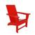 颜色: Red, Westin Furniture | Furniture Modern Plastic Folding Adirondack Chair