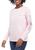 color FLAMINGO PINK, Vineyard Vines | Women's Long Sleeve Vintage Whale Graphic Pocket T-Shirt