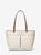 color VANILLA/ACORN, Michael Kors | Bedford Medium Logo Tote Bag