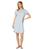 Skin | Organic Pima Cotton Carissa Sleepshirt, 颜色Blue Salt