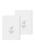 商品第3个颜色White, Linum Home Textiles | MONICA 2PC Embellished Washcloth Set