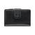 Mancini Leather Goods | Equestrian-2 Collection RFID Secure Medium Clutch Wallet, 颜色Black