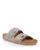 Birkenstock | Women's Arizona Big Buckle Slide Sandals, 颜色Dove Grey Nubuck/Silver