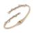 商品Givenchy | Silver-Tone Crystal Bypass Cuff Bracelet颜色Gold