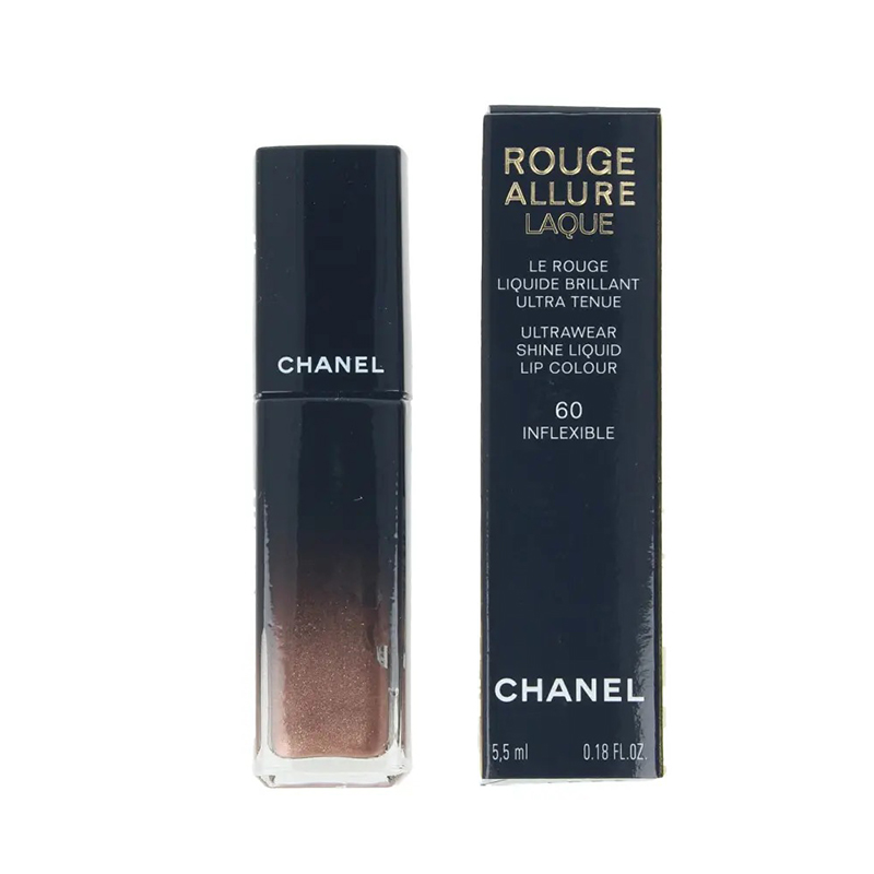 商品第1个颜色#60, Chanel | Chanel香奈儿 魅力炫光唇釉黑管镜面口红5.5ml