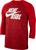 颜色: University Red, NIKE | Nike Men's Velocity Legend 3/4 Sleeve Baseball Top