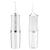 颜色: white, Vysn | Cordless Oral Irrigator Water Flosser w/ 3 Modes, 4 Nozzles, & Detachable Water Tank for Travel