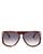 color Havana/Gray Gradient, Chloé | Women's West Flat Top Sunglasses, 62mm