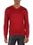 Nautica | Mens Logo Long Sleeves V-Neck Sweater, 颜色biking red