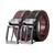 color Cranberry, Mio Marino | Men's Traditional Reversible Leather Belt