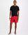 颜色: Red, Club Room | Men's Solid T-Shirt & Woven Plaid Boxer Set, Created for Macys