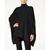 商品第2个颜色Deep Black, Alfani | Women's Turtleneck Poncho Sweater, Created for Macy's