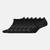 商品New Balance | Flat Knit No Show Socks 6 Pack颜色BLACK