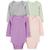 Carter's | Baby Girls Long Sleeve Bodysuits, Pack of 4, 颜色Pink