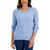 商品Karen Scott | Women's Cable V-Neck Long Sleeve Sweater, Created for Macy's颜色Light Blue Heather Nep