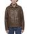 Levi's | Faux Leather Jacket w/ Laydown Collar, 颜色Saddle