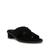 Anne Klein | Women's Timmy Block Heel Slide Sandals, 颜色Black Microsuede
