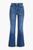 颜色: Mid denim, FRAME | Le Easy high-rise flared jeans
