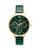 商品Olivia Burton | Multifunction Leather Strap Chronograph Watch, 34mm颜色Green