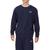 商品Fila | Fila Garran Men's Cotton Fleece Activewear Crewneck Sweatshirt颜色Navy
