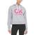 商品Calvin Klein | Women's Graphic Logo Hoodie颜色Pearl Grey Heather/Energy