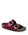 商品Birkenstock | Women's Arizona Big Buckle Slide Sandals颜色Red Velvet