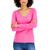 商品Charter Club | Cotton Long-Sleeve V-Neck T-Shirt, Created for Macy's颜色Pink Shock