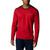 商品Columbia | Columbia Men's Bliss Ascent LS Top颜色Mountain Red / Collegiate Navy