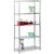 颜色: Chrome, Honey Can Do | 5-Tier Heavy Duty Steel Shelving Unit