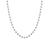 商品Essentials | Shot Bead 18" Chain Necklace in Silver Plate or Gold Plate颜色Silver