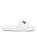 商品Alexander McQueen | Raised Logo Slides颜色WHITE_BLACK