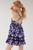 商品Urban Outfitters | UO Eliana Strappy-Back Floral Babydoll Dress颜色Blue Multi