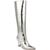 Sam Edelman | Women's Vance Sculpted Wedge Dress Boots, 颜色Soft Silver Liquid Metallic