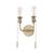 商品第1个颜色Aged Brass, mitzi | Lexi 2-Light Wall Sconce