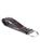 color BLACK, ROYCE New York | Croc-Embossed Leather Keychain