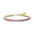 颜色: Pink, On 34th | Silver-Tone Flex Tennis Bracelet, 7" + 1" extender, Created for Macy's