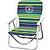 商品第1个颜色Blue Lime Stripe, Caribbean Joe | Caribbean Joe Folding Beach Chair