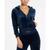 color Regal Blue, Juicy Couture | Women's Logo Zip-Front Hoodie