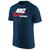 商品NIKE | Nike Futura Football T-Shirt - Men's颜色College Navy/University Red