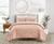 颜色: blush, Chic Home | Jesika 3-Piece Comforter Set