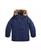 颜色: Navy, Ralph Lauren | Big Boys Artificial-fur-Trim Down Parka Jacket