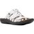 商品Clarks | Clarks Womens Laurieann Echo Leather Perforated Slide Sandals颜色White