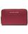 颜色: Deep Red, Michael Kors | Jet Set Small Zip Around Card Case