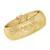 颜色: 8 in, Ross-Simons | Ross-Simons Italian 20mm 18kt Gold Over Sterling Omega Heart Bracelet