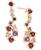 颜色: Gold, Macy's | Multi-Gemstone Cluster Drop Earrings (5/8 ct. t.w.) in 14k Gold-Plated Sterling Silver