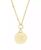 颜色: Gold-Plated - R, brook & york | 14K Gold Plated Paige Initial Pendant