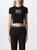 color BLACK, Versace | T-shirt women Versace Jeans Couture